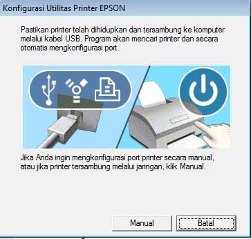 Konfigurasi Utilitas Printer Epson instalasi selesai