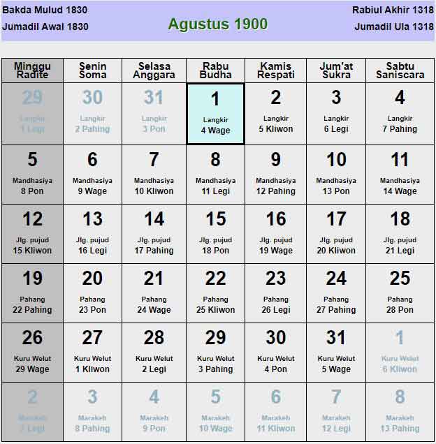 Kalender-jawa-agustus-1900