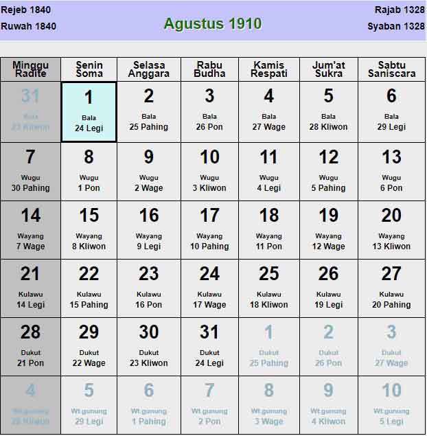 Kalender-jawa-agustus-1910