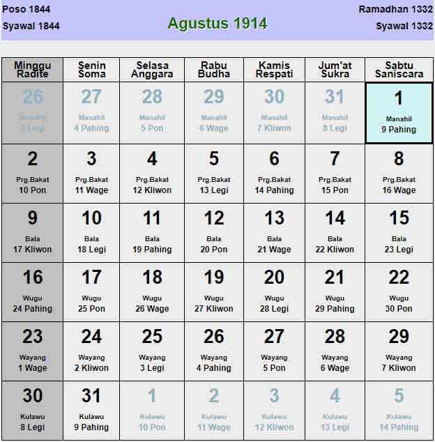 Kalender-jawa-agustus-1914