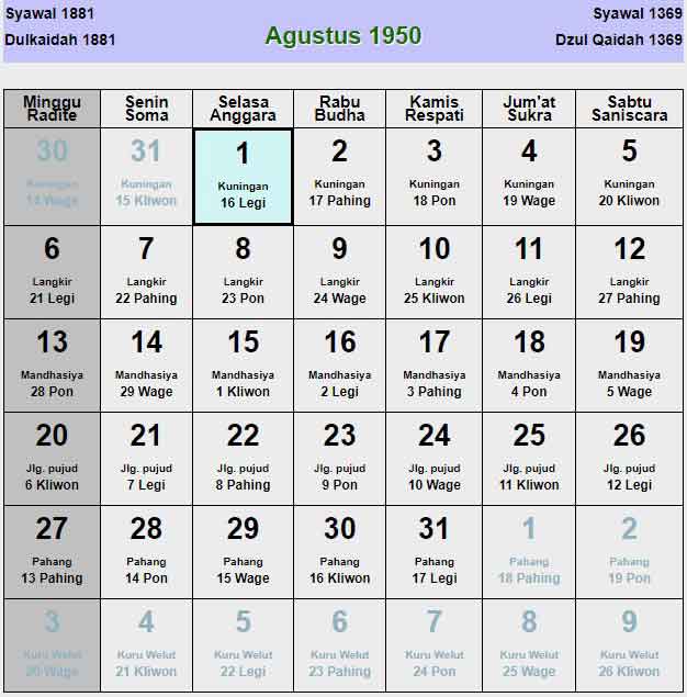 Kalender-jawa-agustus-1950