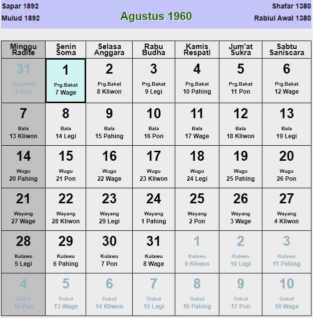 Kalender-jawa-agustus-1960