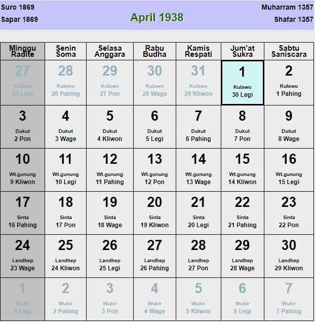 Kalender-jawa-april-1938