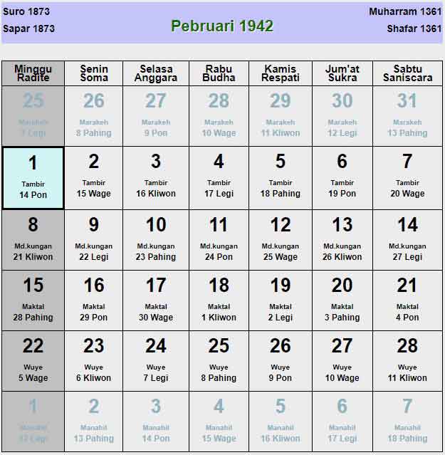 Kalender-jawa-februari-1942