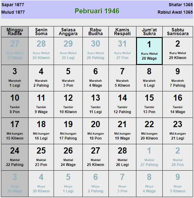 Kalender-jawa-februari-1946