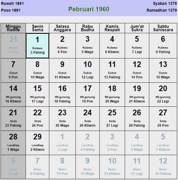 Kalender-jawa-februari-1960