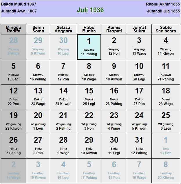 Kalender-jawa-juli-1936