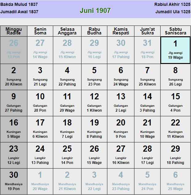Kalender-jawa-juni-1907