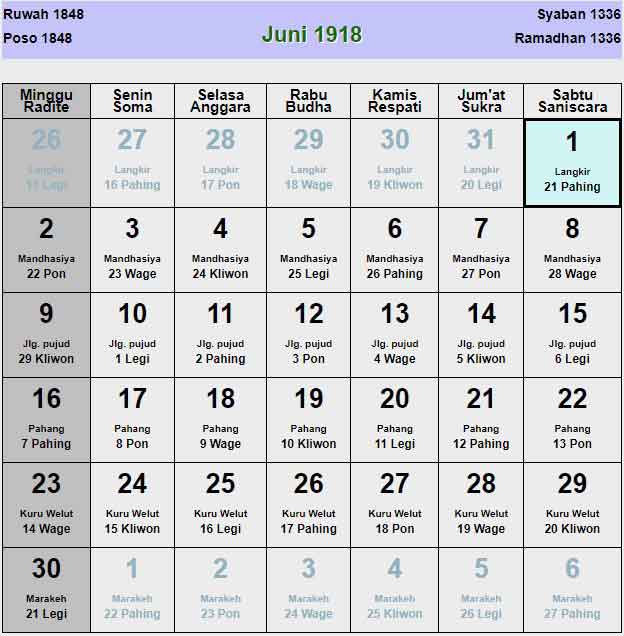 Kalender-jawa-juni-1918