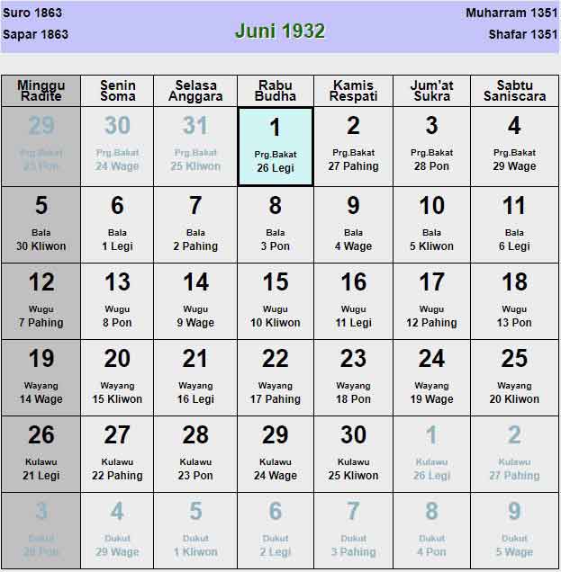 Kalender-jawa-juni-1932