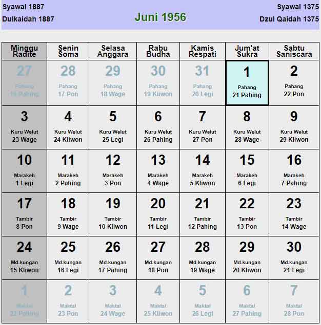 Kalender-jawa-juni-1956