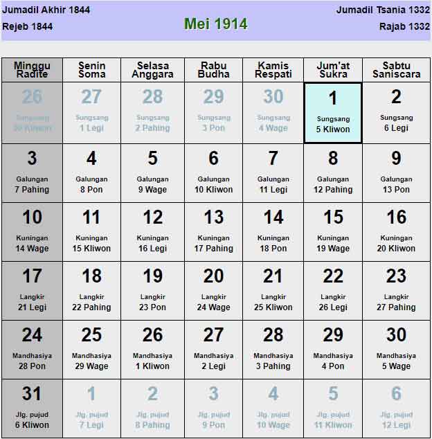 Kalender-jawa-mei-1914