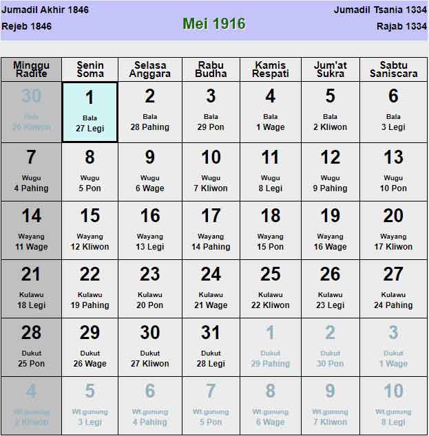 Kalender-jawa-mei-1916