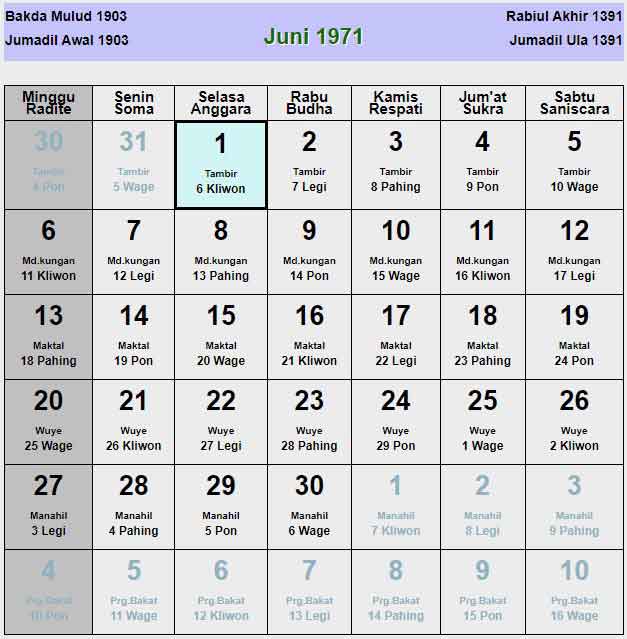 Kalender-jawa-juni-1971